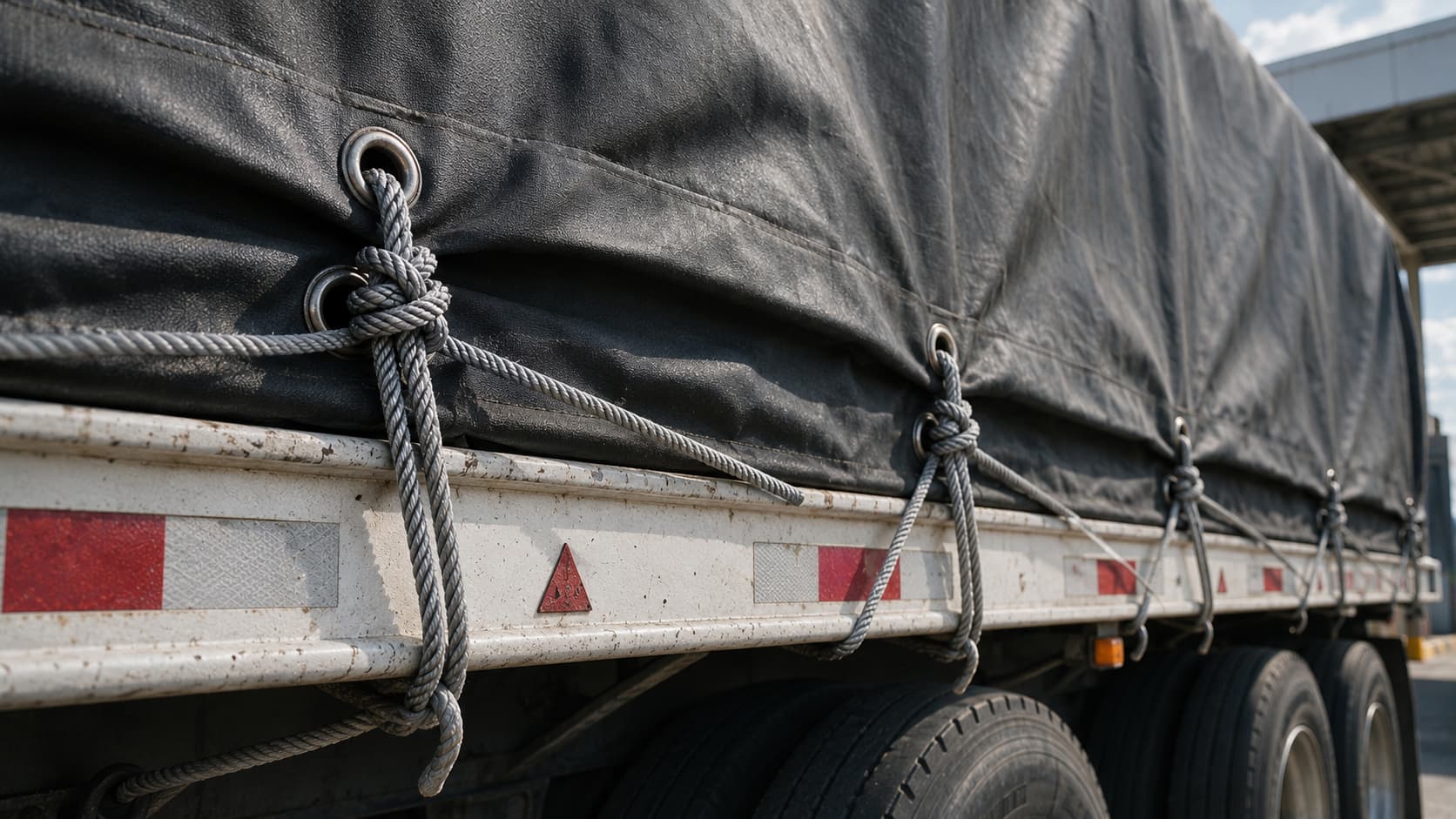 Soga precinto para transporte de cargas